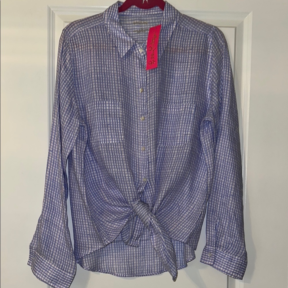 NWT Lilly Pulitzer Seaview linen top